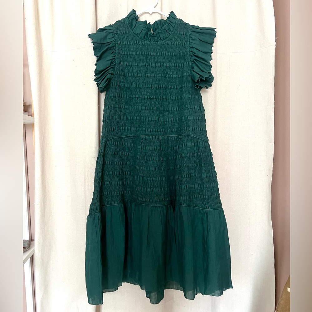 Sea New York smocked midi dress
